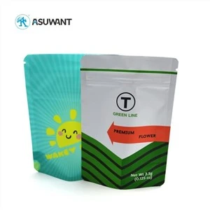 Small Edible CBD Weed Cookies Plastic Mylar Zip Lock Stand Up Pouch