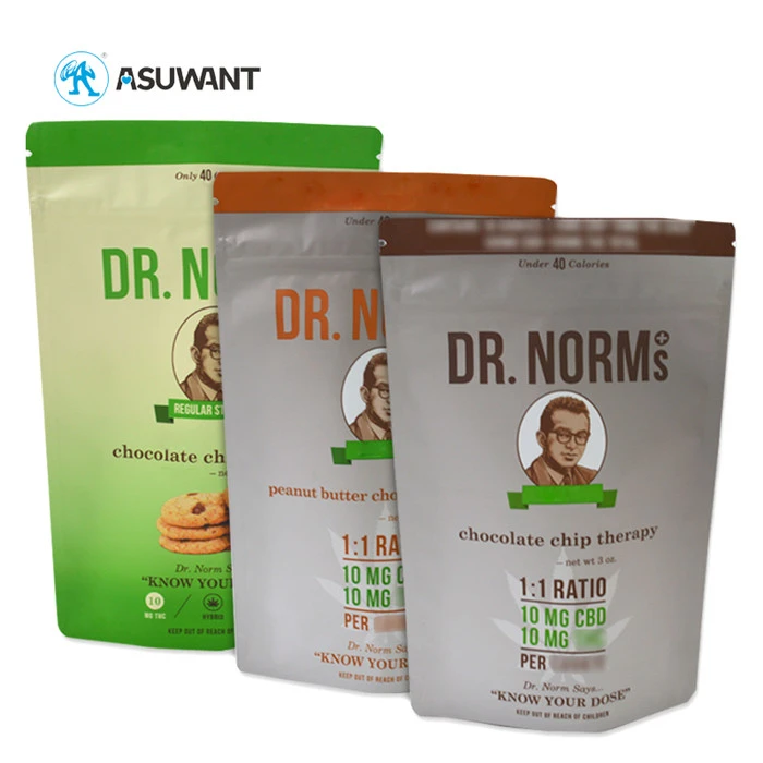VMPET Green Plastic Bag Food Packaging , Food Grade Bags For Food Packaging