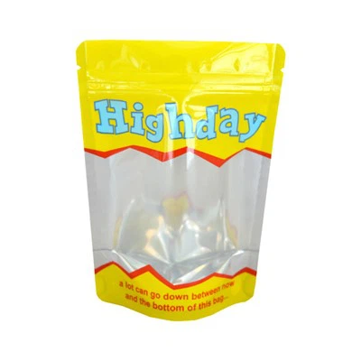 Cookies Cannabis Packaging Glossy Stand Up Pouch with Window