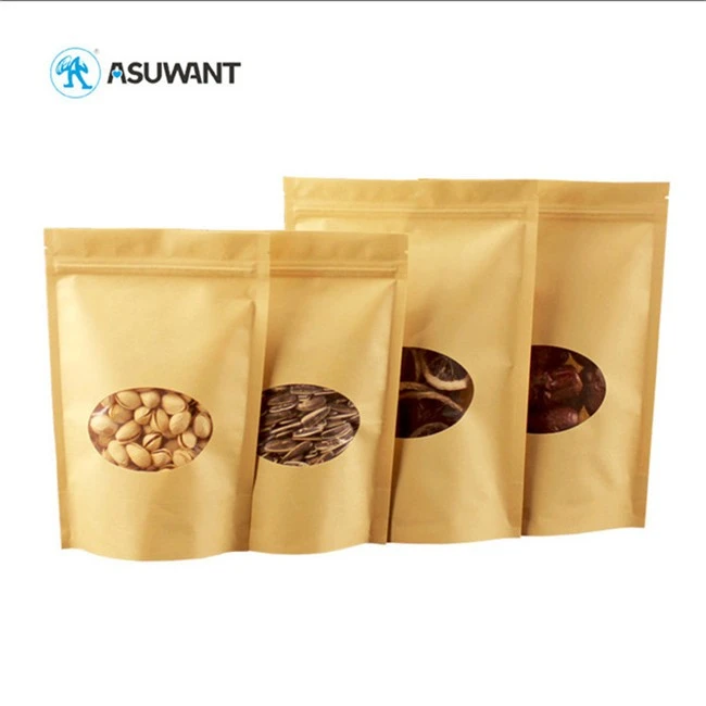 Paper Craft Pouches With Notch And Window factory