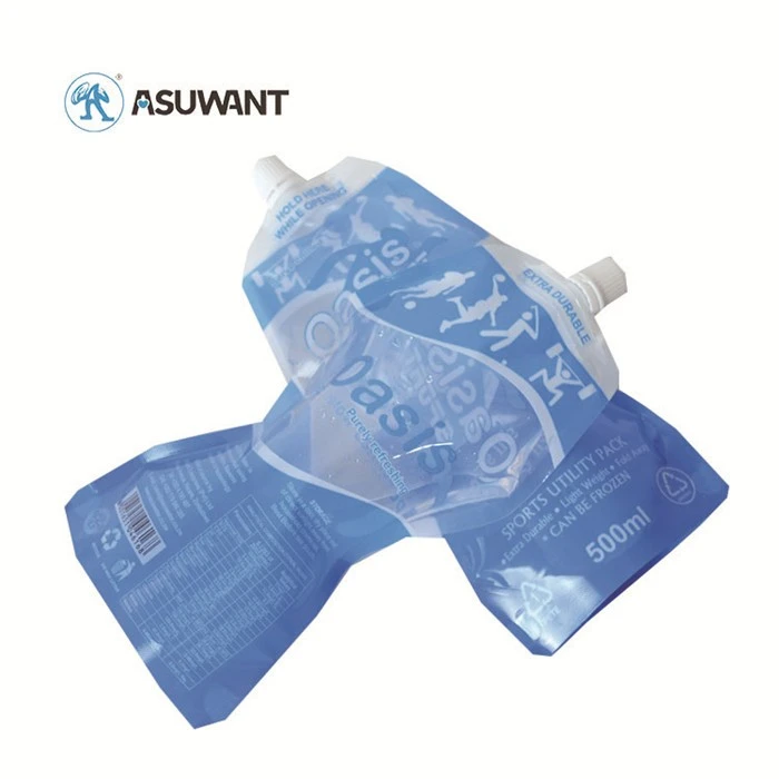Printed Food Packaging Food Grade Plastic Squeeze Bag Jelly Liquid Packaging Bag Spout Pouch Juice Drink Pouch With Spout