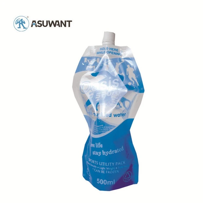 Tryckt matförpackning Matkvalitet Plastispås Bag gelé flytande förpackningspåse pouch påse juice dricka påse med pip