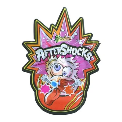 Anpassad tryckt matrisform Lukt Proof Child Resistant Proof holografisk dragkedja Ziplock Mylar -väskor